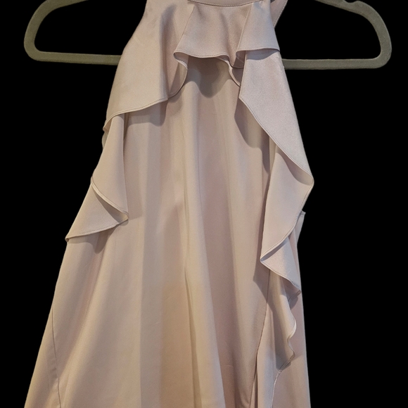 PARKER RUFFLED HALTER TOP (S) - Picture 4 of 6